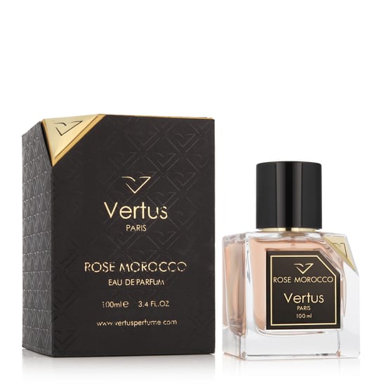 Vertus Rose Morroco EDP bottle, a floral unisex perfume