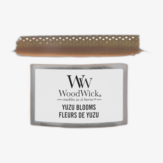 WoodWick Ellipse Yuzu Blooms scented candle for home fragrance
