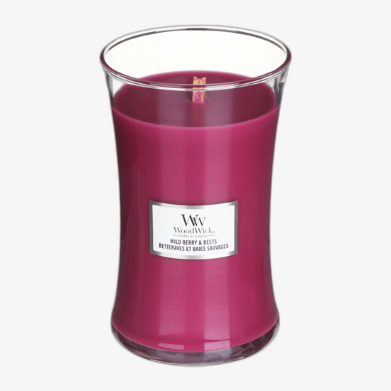 Изображение ароматической свечи WoodWick Large Hourglass Wild Berry & Beets