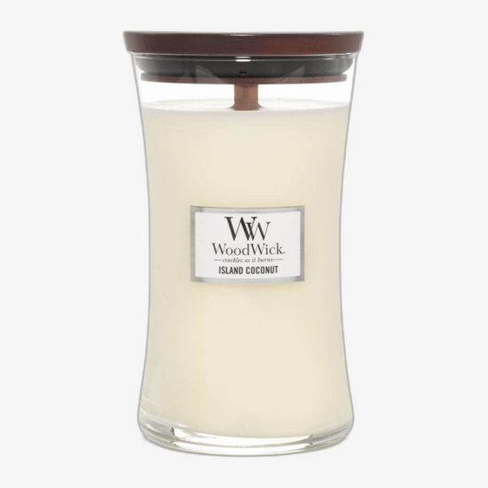 WoodWick Medium Hourglass Candles Scented Candle Island Coconut