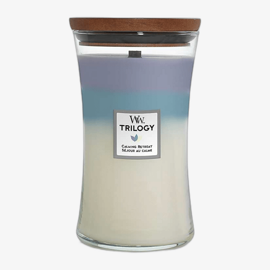 WoodWick Trilogy Large Hourglass Candles Scented candle Calming Retreat