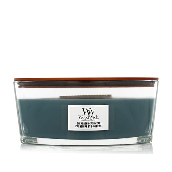 Ароматическая свеча WoodWick Ellipse с ароматом Evergreen Cashmere