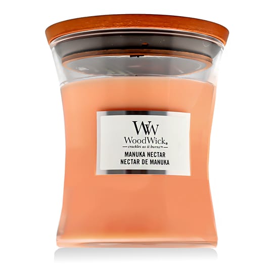 Свеча WoodWick в форме песочных часов с ароматом Manuka Nectar