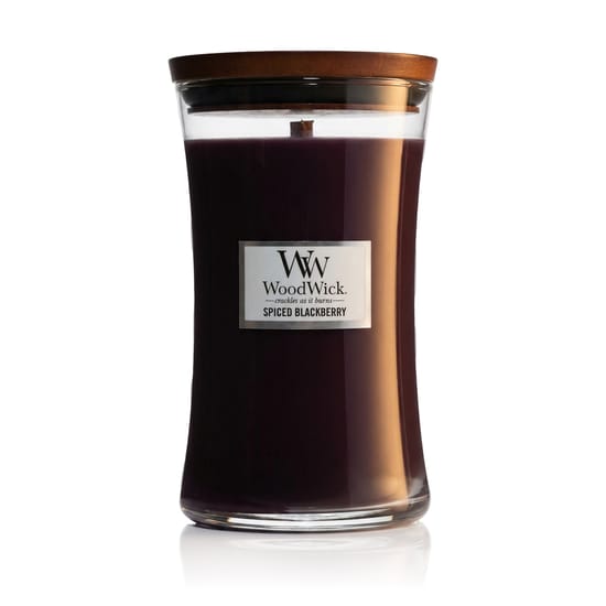 Ароматическая свеча WoodWick Large Hourglass с пряной ежевикой