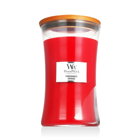 Ароматическая свеча WoodWick Large Hourglass с гранатовым ароматом