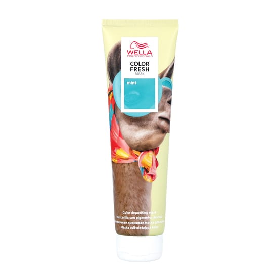 Wella Color Fresh „Mint“ pigmentuojanti plaukų kaukė, produkto pakuotė