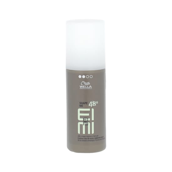 Wella EIMI Shape Me 48H hair styling gel shown in its product packaging