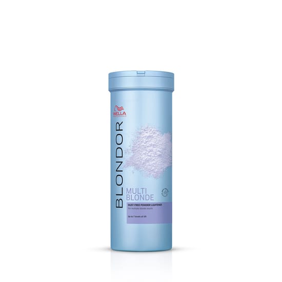На изображении Wella Blondor Multi Blonde 7, порошковый осветлитель для волос