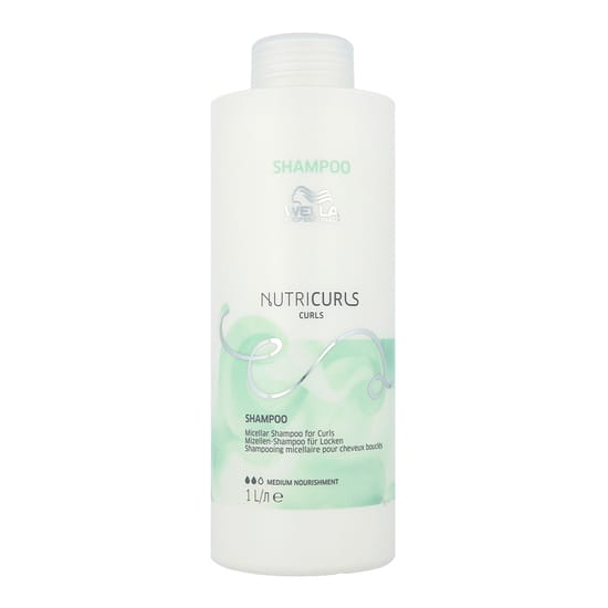 Флакон мицеллярного шампуня Wella Nutricurls для кудрявых волос