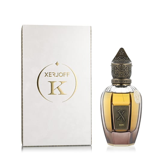 Xerjoff Kemi Parfum bottle, a unisex fragrance with warm amber character