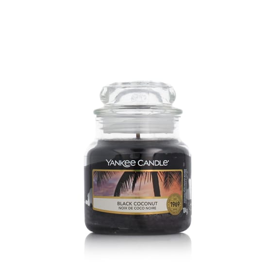 Yankee Candle Black Coconut small jar scented candle for home fragrance