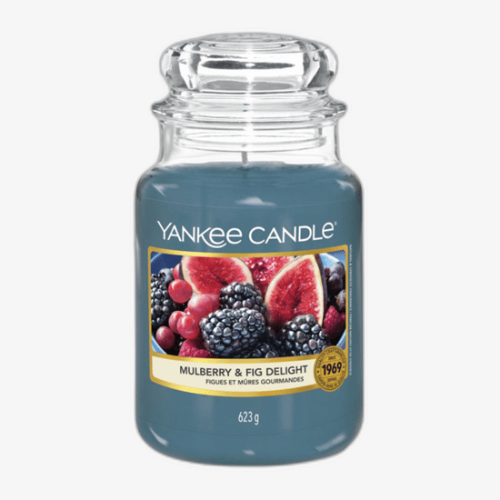 Yankee Candle Classic Large Jar Candles Scented Candle Mulberry & Fig Delight