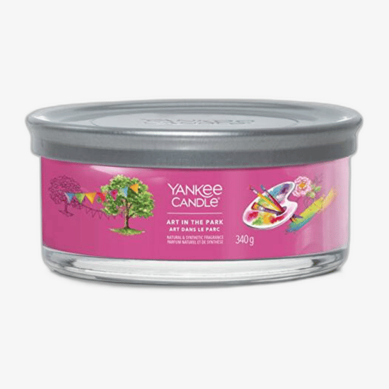 Yankee Candle Signature 5-Wick Tumbler Art in the Park candle, 340 g