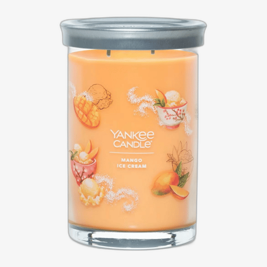 Yankee Candle Signature Tumbler Scented Candle Mango Ice Cream