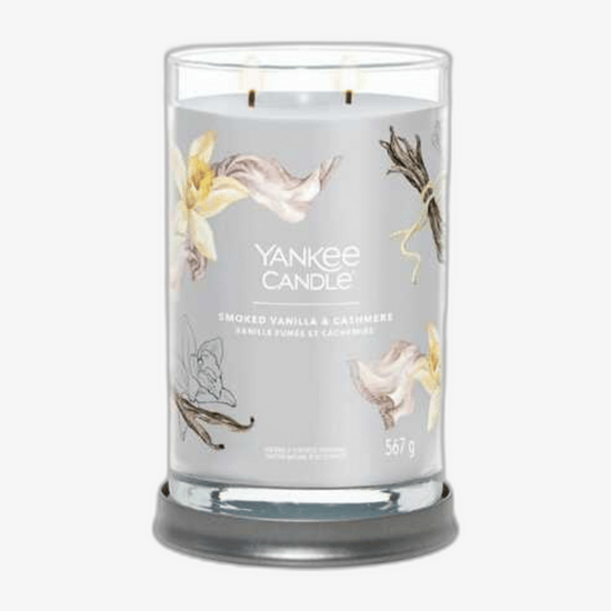 Yankee Candle Signature Tumbler Scented Candle Smoked Vanilla & Cashmere