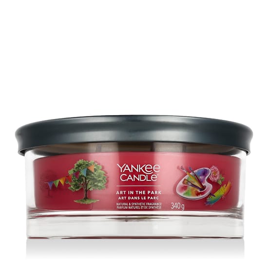 Yankee Candle Signature 5-Wick Tumbler Art in the Park candle, 340 g