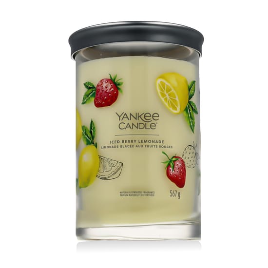 Свеча Yankee Candle Signature Tumbler с ароматом Iced Berry Lemonade
