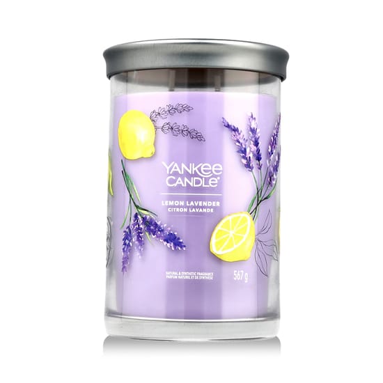 Свеча Yankee Candle Signature Tumbler с лимонно-лавандовым ароматом