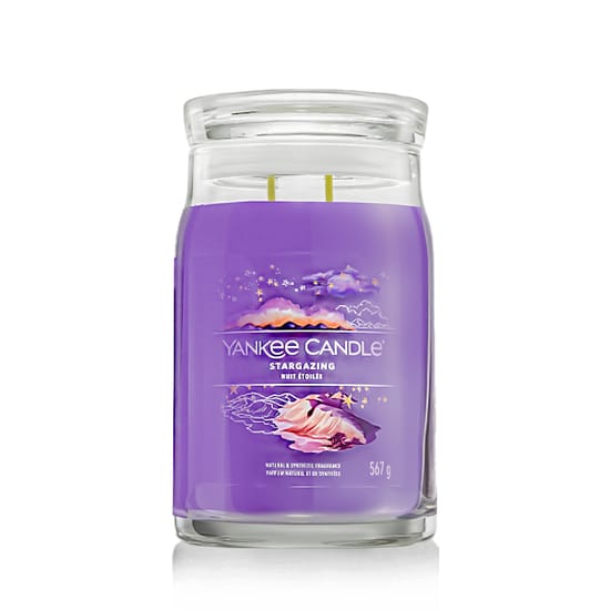 Yankee Candle Stargazing Signature scented candle for home fragrance