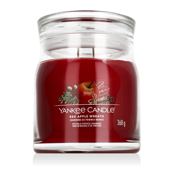 Yankee Candle Red Apple Wreath kvapioji žvakė indelyje