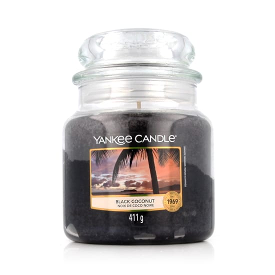 Yankee Candle Classic Medium Jar Candles Scented Candle Black Coconut