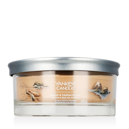 Yankee Candle Signature 5-Wick Tumbler vonná sviečka Amber & Sandalwood
