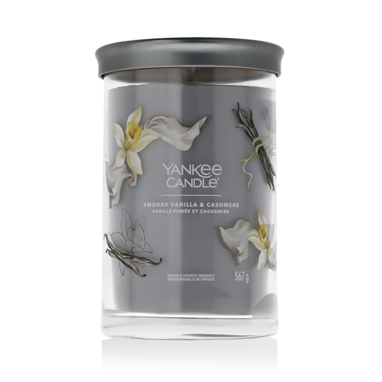 Yankee Candle Signature Tumbler Scented Candle Smoked Vanilla & Cashmere