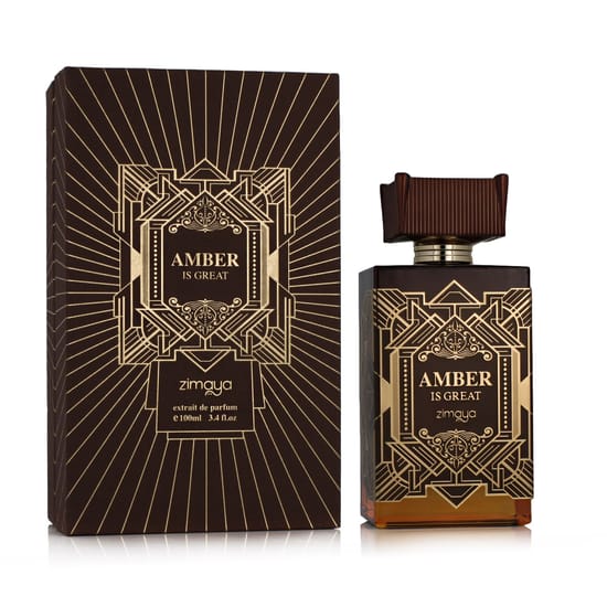 Zimaya Amber Is Great Extrait de Parfum bottle, a unisex amber fragrance