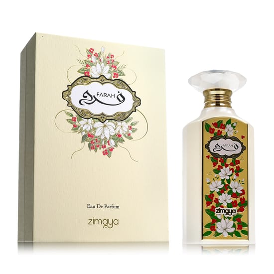 Zimaya Farah EDP uniseks parfumuoto vandens flakonas produkto nuotraukoje