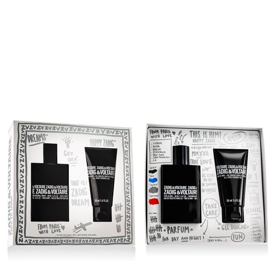 Zadig & Voltaire This is Him EDT ir dušo gelio rinkinys