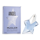 Mugler Angel EDP kvepalų flakonas su saldžiu, amberiniu aromatu