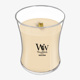 WoodWick Medium Hourglass Vanilla Bean scented candle for home fragrance