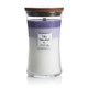 WoodWick Evening Lux Trilogy large hourglass scented candle, 610 g