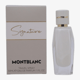 Montblanc Signature EDP eau de parfum bottle shown from the front